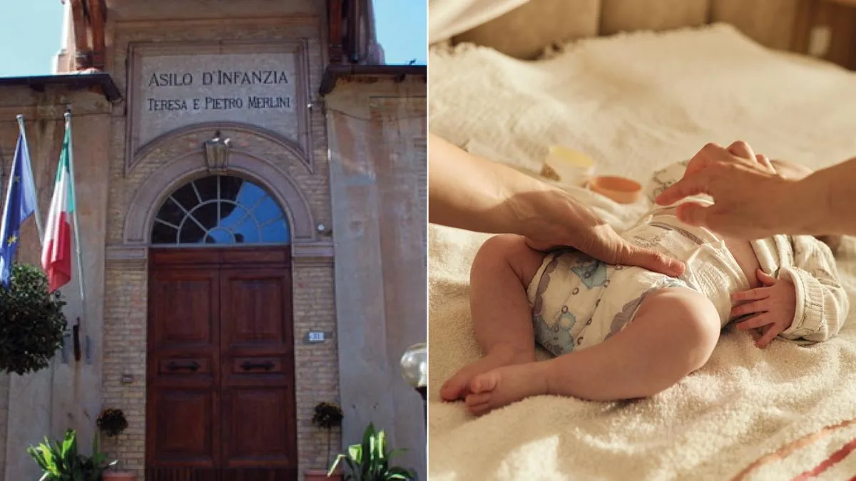 7-month-old baby falls from changing table at daycare: how the little one hospitalized at Salesi is doing. Two operators heading towards