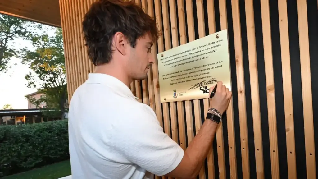 Charles Leclerc a Spazzate Sassatelli (Isolapress)