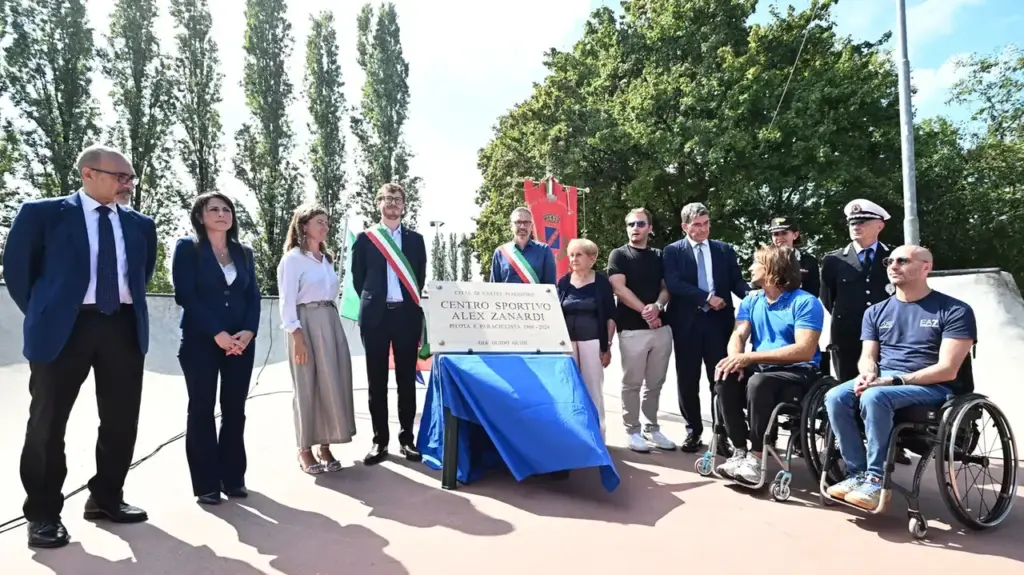 Il centro sportivo di Castel Maggiore è stato intitolato ad Alex Zanardi