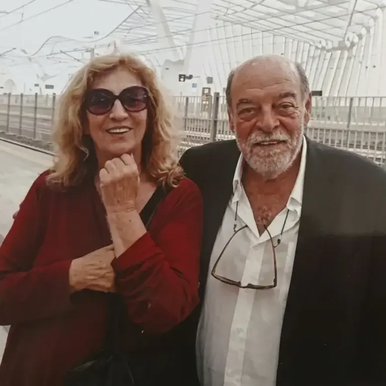 Iva Zanicchi and her partner Fausto Pinna (photo by Luciano Manzotti)