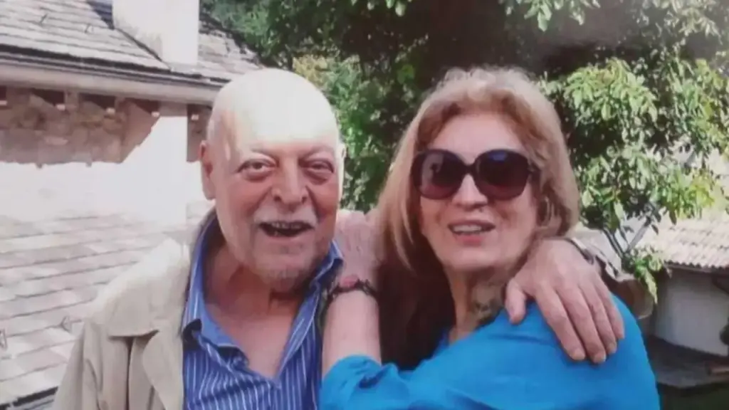 Iva Zanicchi and her partner Fausto Pinna