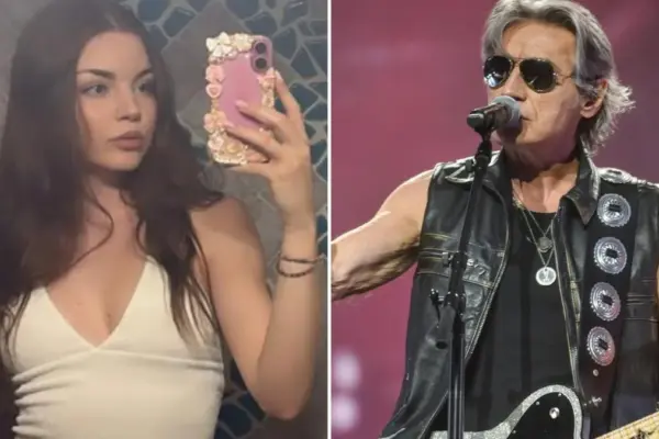 Ligabue sings with his daughter Linda the song he had written for her, in front of 5000 people: “An emotion that