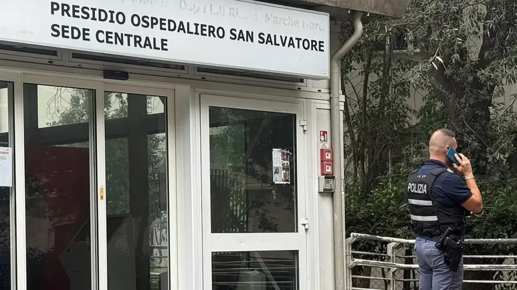 Il 20enne si è presentato coperto di sangue al San Salvatore (Toni)