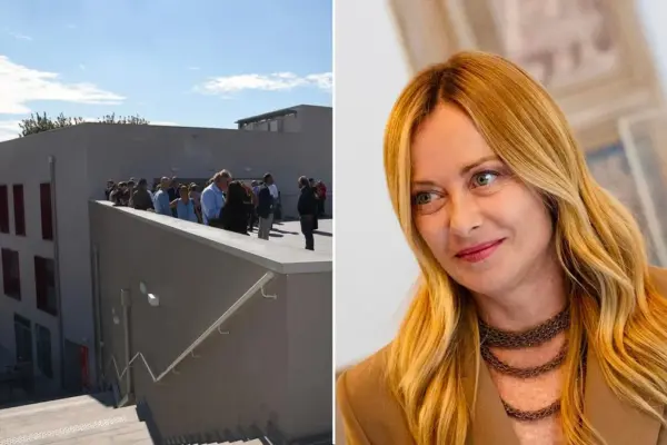 Giorgia Meloni: “Study, learn and dream big”. What the new Maroncelli school is like, the greeting from the pr