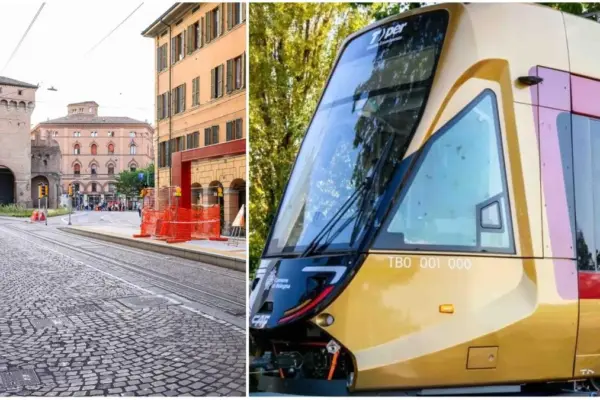 Tram in Bologna, the dismantling phase of the construction sites begins: here is when the two-way streets will return