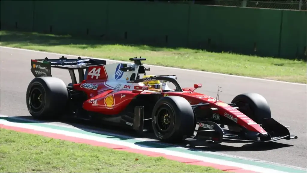 Hamilton a Imola (Isolapress)