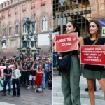 Certificates and inquiry on doctors, the protest in the square in Bologna: "CPRs must be abolished." But there is a police clash