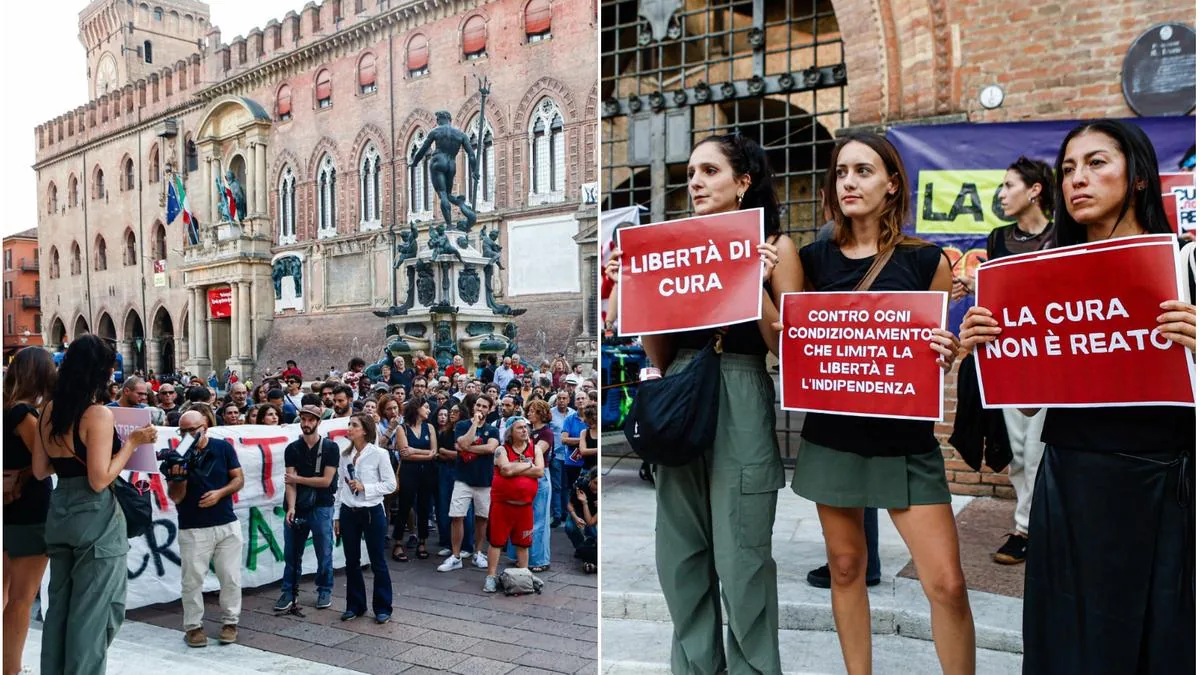 Certificates and inquiry on doctors, the protest in the square in Bologna: "CPRs must be abolished." But there is a police clash