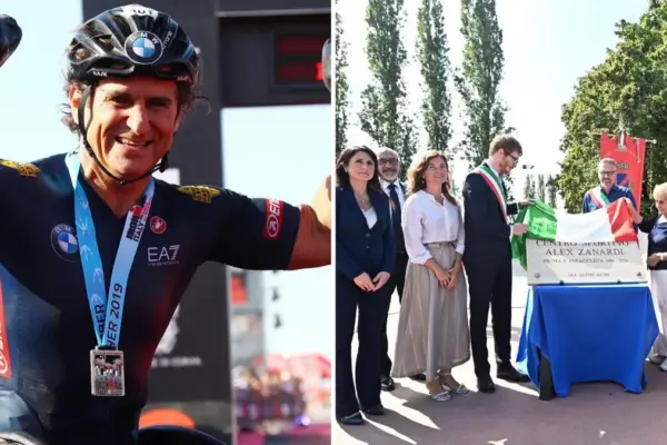 The sports center of Castel Maggiore named after Alex Zanardi. His son Niccolò: “This has always been the