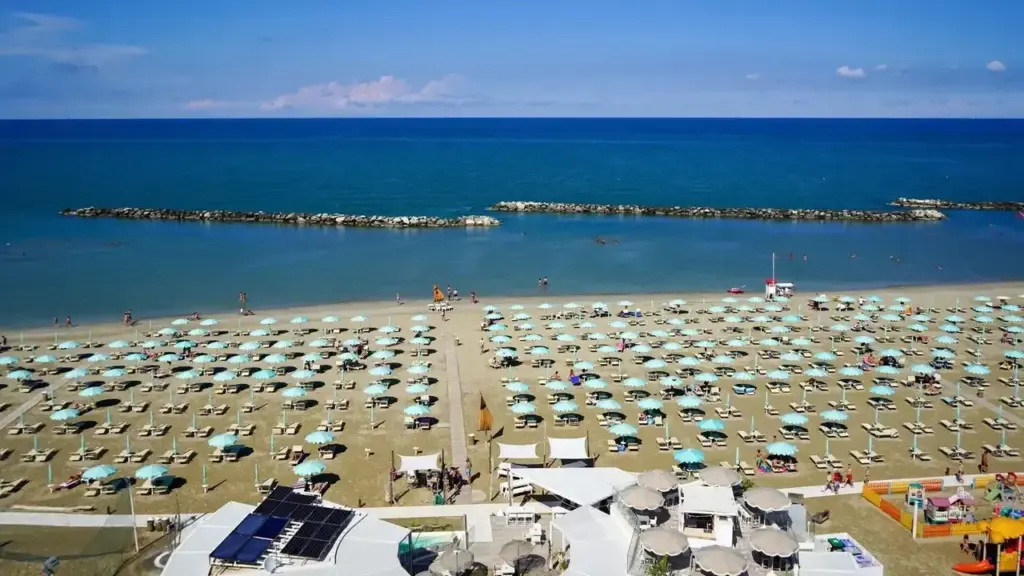 Uno stabilimento di Rimini Nord
