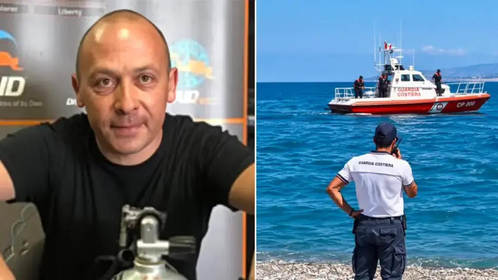 The marshal dived into the waters off the Torre Faro area, in the marine territory of Messina; the searches are concentrated off Papardo